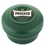 Proraso Green Shaving Soap - skutimosi muilas su eukalipto aliejumi ir mentoliu, 150 ml