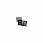 Three-seven Manicure set Silver case - 11 tools