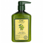 Farouk Systems Naturals with Olive Oil Hair & Body Shampoo - plaukų ir kūno &scaron;ampūnas, 340 ml