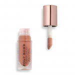 Makeup Revolution Pout Bomb Plumping Lip Gloss - lūpų blizgesys, 4.6 ml - Candy Pink Nude