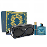 Versace Eros dovanų rinkinys vyrams - EDT 100 ml, mini EDT 10 ml ir kosmetinė