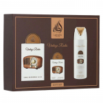 Lattafa Pride Vintage Radio Gift Set - dovanų rinkinys - EDP 100 ml, EDP 20 ml, kūno dezodorantas 200 ml ir atomaizeris