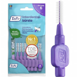 TePe Interdental Brush Normal ( 1.1 mm purple ) - tarpdančių &scaron;epetėliai, 6 vnt.