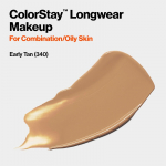 Revlon Professional Colorstay 24h Make-up 24h SPF 15 - skystas makiažo pagrindas mi&scaron;riai ir riebiai odai, 30 ml - 340 Early Tan
