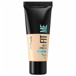 Maybelline Fit Me! Matte & Poreless Make-Up - matinis makiažo pagrindas - 110 Porcelain