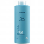Wella Professional Invigo Aqua Pure Puryfying Shampoo - giliai valantis &scaron;ampūnas riebiai galvos odai, 1000 ml