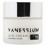 VANESSIUM Suncare Glow Effect Lift Skin Sun Cream SPF 15 - veido kremas, 50 ml
