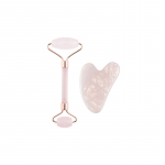 Palsar 7 Rose Quartz Jade Roller & Gua Sha Set