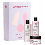 Maria Nila Luminous Colour Set - dovanų rinkinys &scaron;viesiai dažytų plaukų priežiūrai