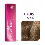 Wella Professional Color Touch Plus - plaukų dažai, 60 ml - 77/07