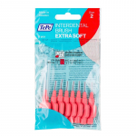 TePe Interdental Brush Extra Soft (0.5 mm pink) - labai smulkūs tarpdančių &scaron;epetėliai, 8 vnt.