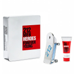 Carolina Herrera 212 Men Heroes Dovanų rinkinys EDT 90 ml ir du&scaron;o želė 100 ml vyrams