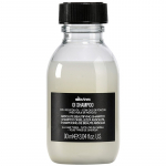 Davines OI Shampoo - &scaron;ampūnas blizgesiui ir &scaron;velnumui visų tipų plaukams, 90 ml
