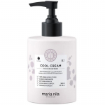 Maria Nila Colour Refresh Mask Cool Cream 8.1 - tonuojanti plaukų kaukė &scaron;altam, tamsiai blondini&scaron;kam atspalviui, 300 ml