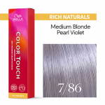 Wella Professional Color Touch Rich Naturals  - plaukų dažai, 60 ml - 7/86