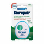 Biorepair Antibacterial Waxed Dental Floss - inovatyvus, antibakterinis ir besiplečiantis va&scaron;kuotas tarpdančių siūlas