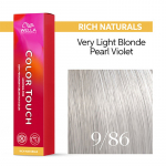 Wella Professional Color Touch Rich Naturals  - plaukų dažai, 60 ml -9/86