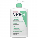 CeraVe Cleansing Foaming Cleanser - gelio pavidalo prausiklis normaliai ir riebiai odai, 1000 ml