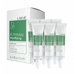 Lakm&eacute; K.Therapy Purifying Matt Mask - &scaron;ampūninis &scaron;veitimas riebiems plaukams, 6 x 15 ml
