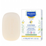 Mustela Gentle Soap with Cold Cream - maitinamasis muilas, skirtas &scaron;velniai valyti sausą kūdikių ir vaikų odą, 100 g
