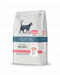 Quattro Extra Poultry Sterilised su pauk&scaron;tiena sausas sterilizuotų kačių pa&scaron;aras, 7kg