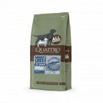 Quattro begrūdis visų veislių suaugusių &scaron;unų pa&scaron;aras WEIGHT LOSS su balta žuvimi ir kriliumi, 12kg