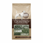 Quattro SB sausas suaugusių mažų veislių &scaron;unų pa&scaron;aras su ėriena, 1,5kg
