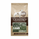 Quattro SB sausas suaugusių mažų veislių &scaron;unų pa&scaron;aras su ėriena, 7kg