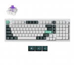 Klaviatūra WRL Q5 HE RGB/shell White Q5H-P1 Keychron | Q5H-P1 | 4895248888017