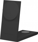 Native Union Rise 3-in-1 Qi2 Belaidė Qi2 15W Kroviklis trims įrenginiams, suderinamas su MagSafe (black) | RS-3IN1-BLK | 4895200483939