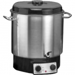 Rommelsbacher Gl&uuml;hwein- und Einkochautomat KA 2004/E (edelstahl (geb&uuml;rstet)/Black, Leistung: 1.800 Watt, 27 Liter) | KA 2004/E | 4001797443205