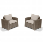 Allibert Sodo kėdės California, 2vnt., kapučino spalva, 231560 | 29193538587  | 8711245158631