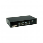 Przełącznik Roline Przełącznik KVM ROLINE DisplayPort USB 2.0, 1 użytkownik - 4 PC | 7611990197873 | 7611990197873
