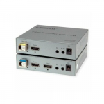 Przedłużacz KVM ROLINE przez światłow&oacute;d, HDMI 4K, USB, 20 km | 14.01.3363 | 7630049671973