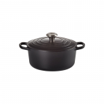Le Creuset Ketaus puodas apvalus &Oslash;26cm / 5,3L matinis juodas | 21177260000430 | 0024147260905