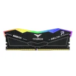 Teamgroup T-Force Delta RGB 32 GB DDR5-6400 Dual-Kit (2x 16 GB) atmiņas komplekts, melns, FF3D532G6400HC40BDC01 | FF3D532G6400HC40BDC01 | 765441659582