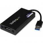 Adapteris USB StarTech USB-A - DisplayPort Black (USB32DP4K) | USB32DP4K | 0065030858380