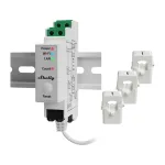 Shelly Shelly &middot; DIN bėgelis &middot; Pro 3EM 120A v2 &middot; Elektros skaitiklis &middot; įskaitant 3x 120A gnybtus &middot; matavimo funkcija &middot; Wi-Fi &middot; LAN &middot; Bluetooth | Pro 3EM 120A | 3800238073862