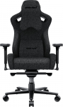 Fotel Anda Seat Fotel gamingowy Kaiser 2 Pro XL materiałowy ciemnoszary obrotowy | AD12YXL-17-GB-F | 6972417139069