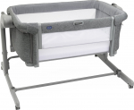 Chicco priekabinama lovelė Next2Me Magic EVO Dark Grey | 8058664167715 | 8058664167715