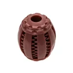ECOMFY Meaty Guminis regbio kamuoliukas skanėstams 8 cm, žaislas &scaron;unims