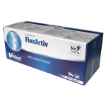 Vetfood FlexActiv 120 tabletės - sąnarių tabletės &scaron;unims ir katėms, papildas, palaikantis raumenų ir kaulų sistemą