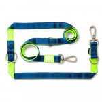 Max & Molly Multi-Leash Matrix Lime Green - reguliuojamas pavadėlis &scaron;unims su atspindinčiu siuvimu, 200 cm