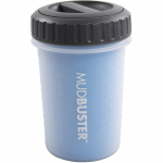 Dexas Lidded Mudbuster - Sandarus silikoninis letenų valiklis &scaron;unims ir katėms - Mėlynas