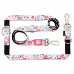 Max & Molly Multi-Leash Cherry Bloom - reguliuojamas pavadėlis &scaron;unims, įdomus ra&scaron;tas, 200 cm