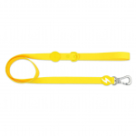 Dashi Colorflex pavadėlis geltonas 120cm - urbanistinis, atsparus vandeniui &scaron;uns pavadėlis, geltonas