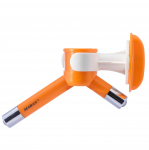 Madan dvigubas vandens buteliuko adapteris - dvigubas automatinis gėrimo fontanas augintiniams, sustiprintas - Oranžinis