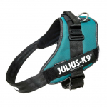 Julius - K9 IDC Powerharness Petrol Green - auk&scaron;tos kokybės petne&scaron;os &scaron;unims, jūros žalios spalvos