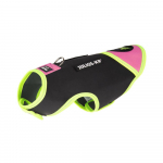 Julius IDC Neopreno &scaron;unų drabužiai rožiniai - neopreninė striukė &scaron;unims, juoda su rožine