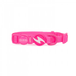 Dashi Neon Pink Katės Antkaklis - nailoninis katės antkaklis, neoninė rožinė